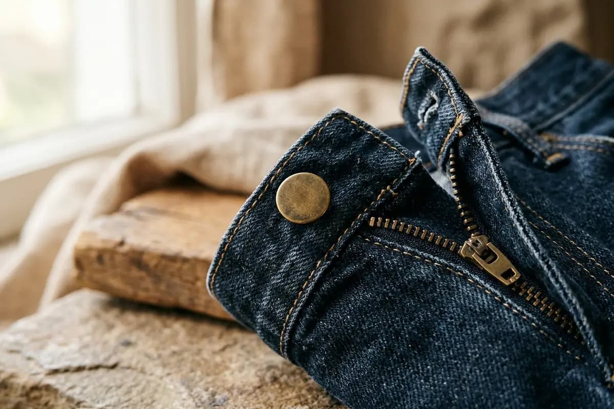 Zips, buttons and hardware